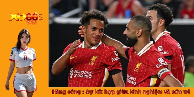 Hàng công Liverpool: Sự kết hợp giữa kinh nghiệm và sức trẻ